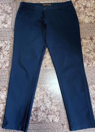 Штаны синие зауженные
