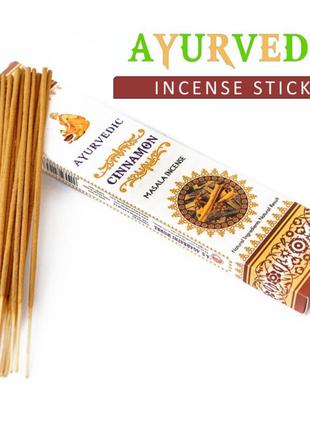 Ayurvedic cinnamon 15 грам кориця, ароматичні палички, олійні пахощі