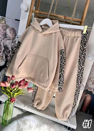 Хітовий флісовий костюм на дівчинку