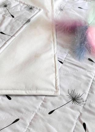 Пеленка многоразовая для животных xl 60x90 см одуванчик белый2 фото