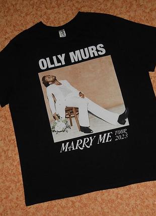 Футболка olly murs/marry me tour/мерч