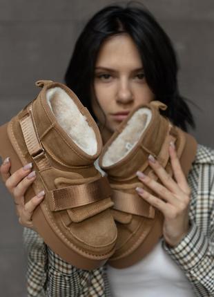 Женские ugg натуральная замша натуральная овчина
