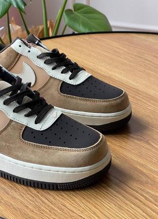 Кроссовки nike air force 1 '07 lv8 ‘baroque brown'5 фото