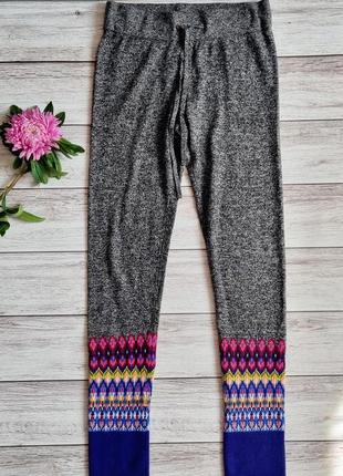 Gap вязанные штануи лосины теплые яркие брюки лосины вязаные оригинал