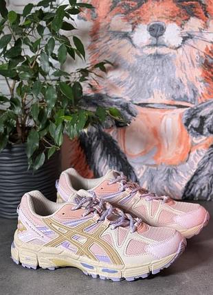 Трендовые кроссовки asics, стильные, удобные, под любой образ! дышащий материал, качественная обувь!