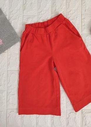 Стильные брюки кюлоты для девочки evgakids 3-5 лет2 фото