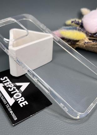 Чохол для iphone 16 pro max прозорий силіконовий протиударний товстий transparent