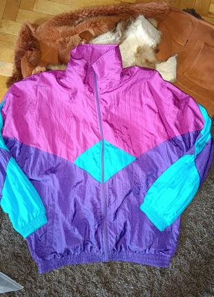 Куртка спортивная playcrew реглан жатка винтаж