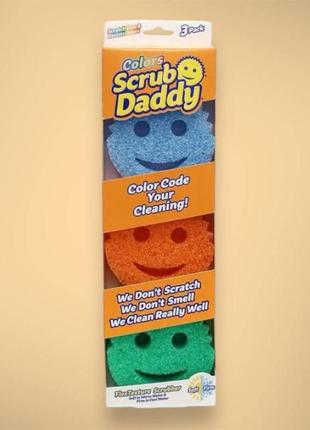 Scrub daddy colors набір губок, 3 шт