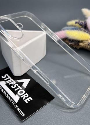 Чохол для iphone 16 прозорий силіконовий протиударний товстий transparent