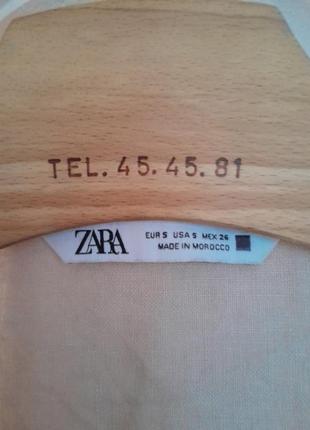Сорочка льон zara 4