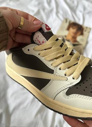 Мужские кроссовки jordan low og sp travis scott reverse mocha8 фото