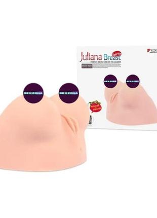 Грудь-мастурбатор с вагиной kokos juliana breast