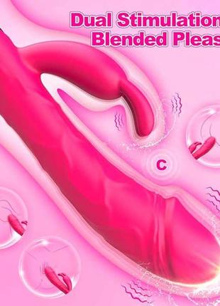 Вибратор кролик satisfyer lover силиконовый с двумя моторами 9 режимов 22,3 см 6