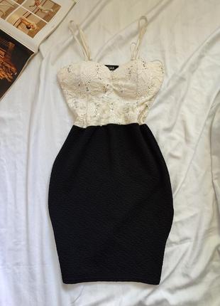Вечірня сукня сукня-міні плаття вечірнє міні корсет мереживо1 фото