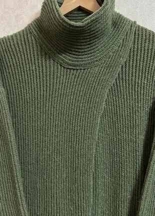 Роскошный длинный свитер с разрезом