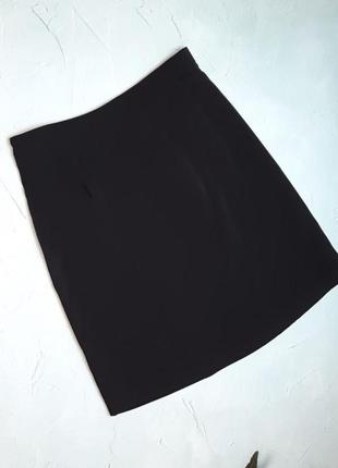 🎁1+1=3 базовая черная строгая юбка dorothy perkins, размер 46 - 483 фото