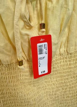 Коттоновый сарафан, платье из прошвы на брителях river island3 фото