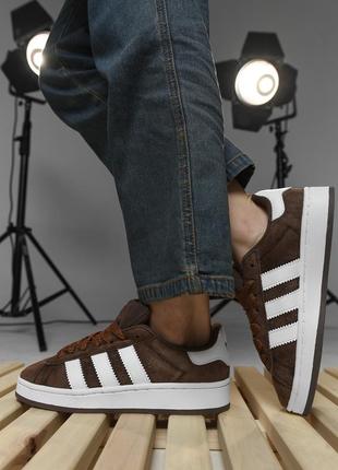 Жіночі кросівки adidas campus brown
