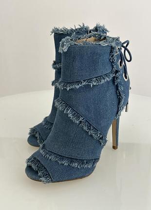 Джинсовые босоножки guess6 фото
