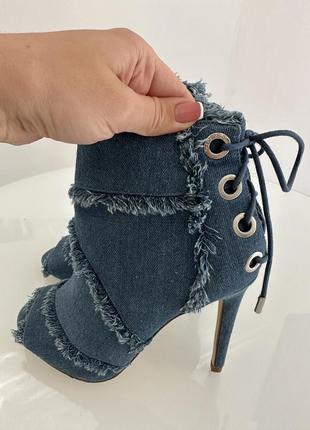 Джинсовые босоножки guess4 фото