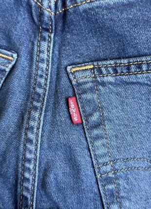 512™ slim taper чоловічі фірмові джинси сині завужені фірмові базові сині levis9 фото