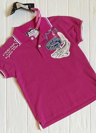 Детская футболка поло для мальчика tortuga на 3-4г рост 98-104см майка хлопок