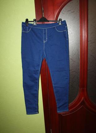 Джеггинсы, джинсы, слимы, 16 размер, наш 52-54 от denim co