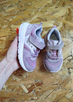 Демисезоны частично кожаные замшевые кроссовки saucony