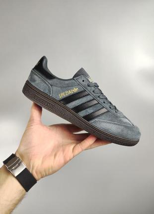 Кроссовки adidas handball spezial gray1 фото