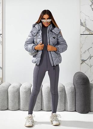 Куртка стира в цветах- евро зима