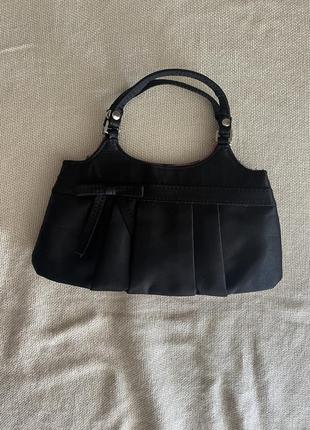 Маленька чорна сумочка в стилі y2k клатч жіноча сумка