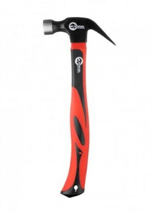 Молоток столярний 450 г, ручка з фібергласу. intertool ht-0223