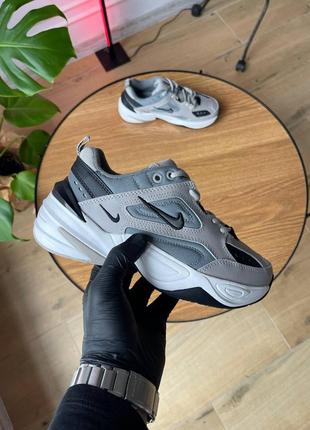 Кросівки nike m2k tekno ‘atmosphere grey black’ 21 фото