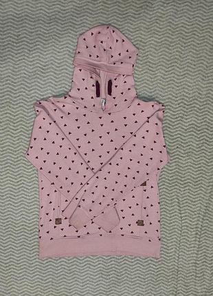 Детское худи с капюшоном и сердечками