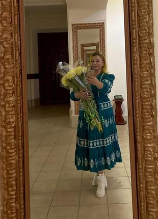 Сукня zara бавовна вишита