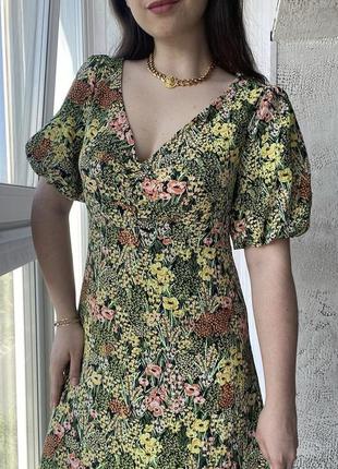 Цветочное платье new look цветы