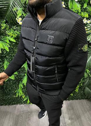 Брендовые мужские куртки-тон айленд/качественные куртки stone island на каждый день