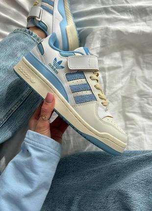 Кроссовки кроссовки кроссовки кроссовки adidas forum 84 low light cream / blue premium кроссовки адидас форум адедас лоа