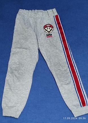 Спортивные штанишки super mario 116-122р 4862б