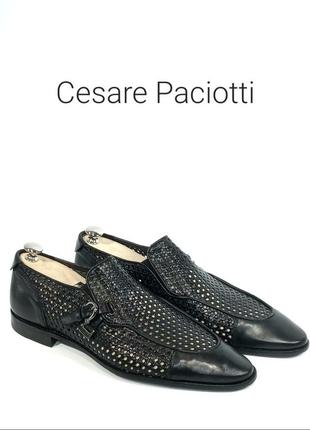 Кожаные летние туфли cesare paciotti оригинал1 фото