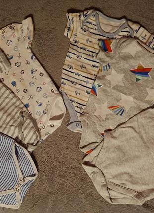 Речі на хлопчика 62-68( боді, футболки, штанці) бодіки1 фото
