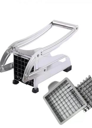 Машинка для нарезки картофеля фри и овощей соломкой potato chipper слайсер для картошки фри