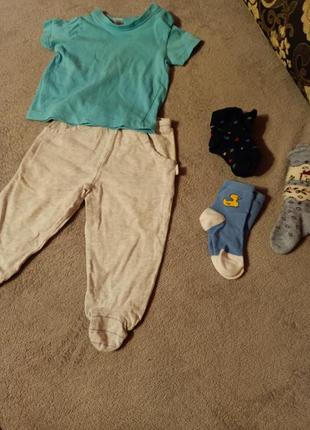 Вещи на мальчика 62-68( боди, футболки, штанишки) бодики6 фото