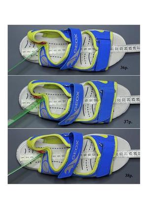 Новые детские сандалии geox,/30/32/33/34/35/36/37/388 фото