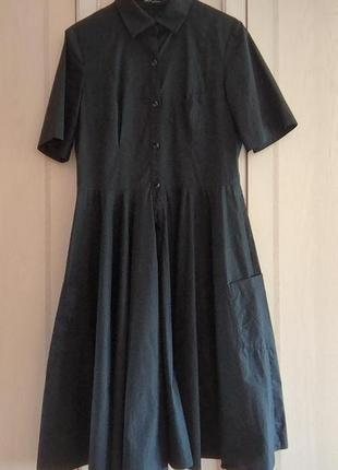 Розкішна котонова сукня сорочка у стилі cos від bildt &prior. швеція.10 фото