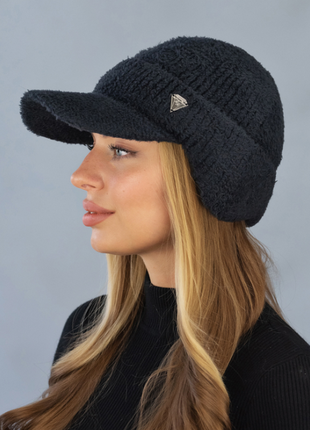 Кепка, кепи деми  с ушками 7 цветов 5507бр