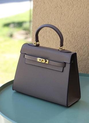 Женская сумка hermes kelly beige