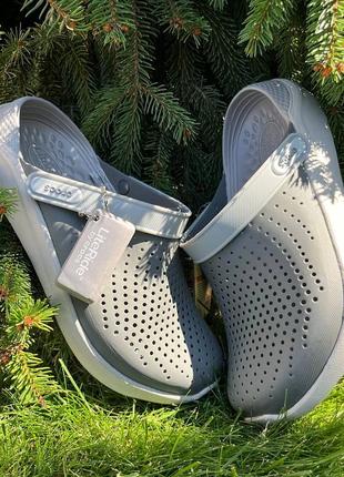 Crocs literide clog literide clog Nano чоловічі крокси сабо сірі лідер продажів crocs