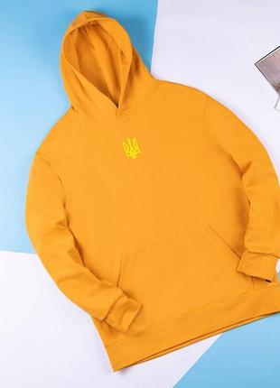 Худі pobedov 001 - герб 4 см наклейка жовта помаранчевий